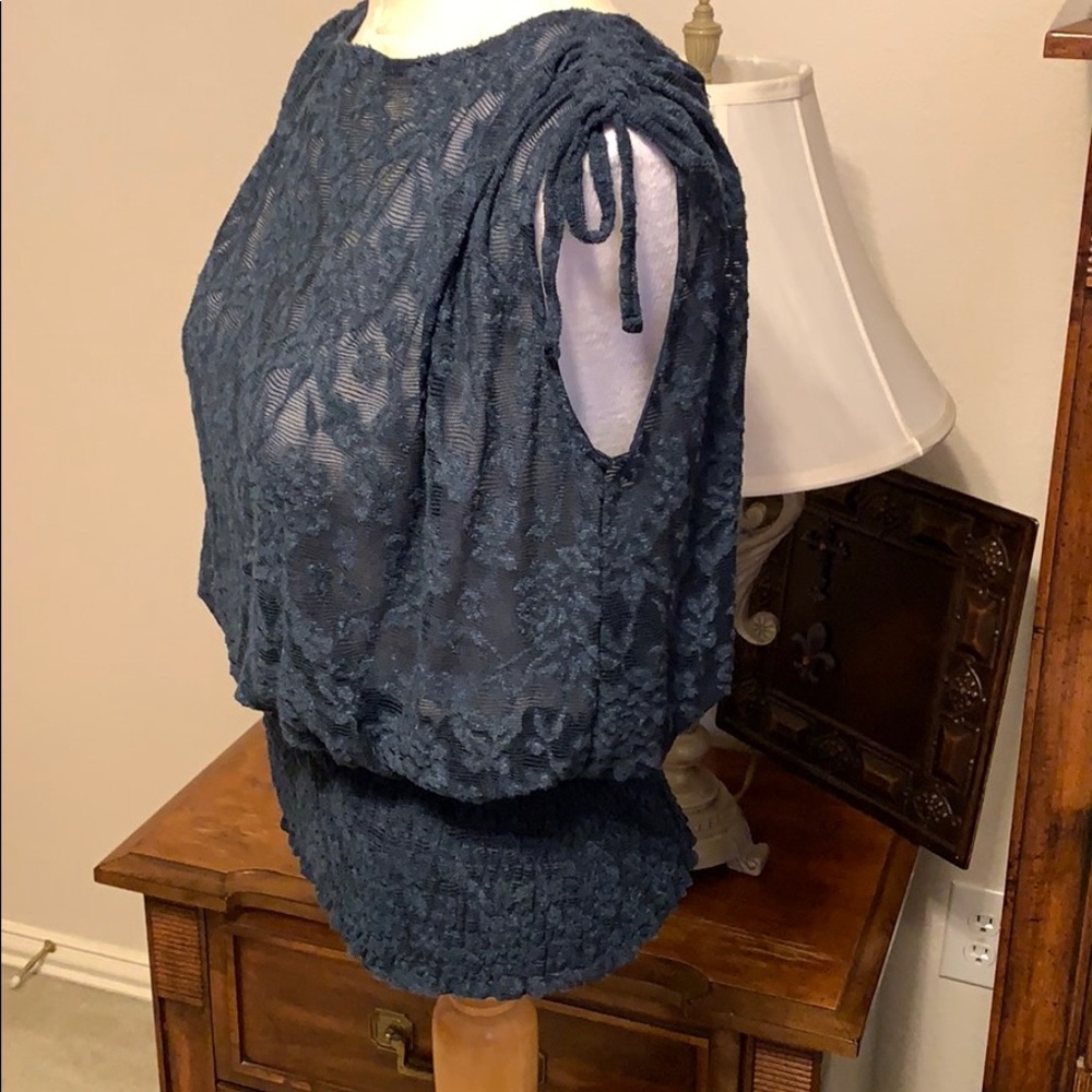 Anthropologie Deletta Navy Marin Sleeveless Top - Picture 2 of 6